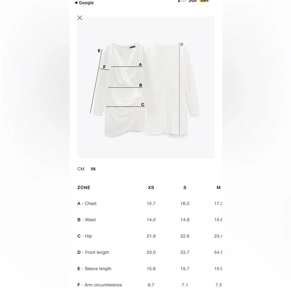 Zara Midi Shirt Dress in Snow White Women’s Size Small - Picture 11 of 11